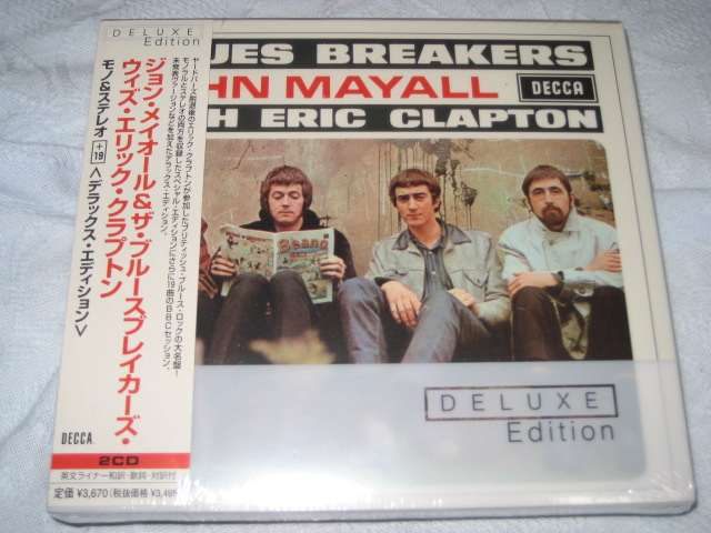 JOHN MAYALL ＆ BLUES BREAKERS WITH ERIC CLAPTON (DELUX Edition)_b0042308_1164733.jpg