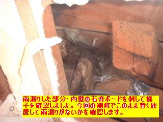 雨漏り補修と賃貸物件内装工事_f0031037_18223556.jpg