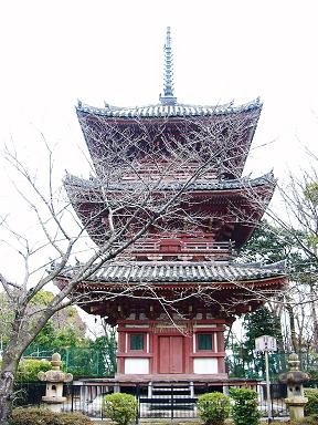 低山ハイク（６）水無瀬渓谷から天王山：宝積寺三重塔_b0063958_9183489.jpg