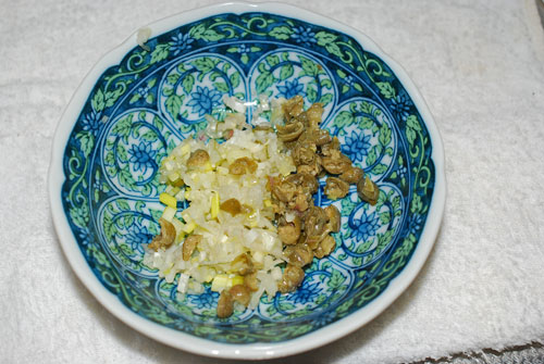 「鱈のほほ肉」を使って前菜！...........酒の肴！？_d0069838_1111090.jpg
