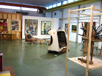 いよいよ最終日!「絵画実験展」_a0017350_0183566.jpg