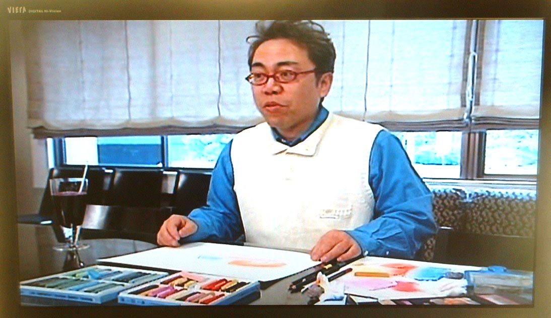 DVDパステルシャインアート作画の様子_e0082852_14262416.jpg