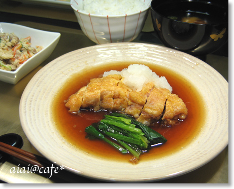 チキンのかあさん風_a0056451_1135188.jpg
