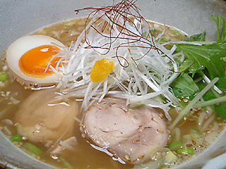 鶏白湯@自作らーめん (醤油&塩)_f0080612_2026263.jpg