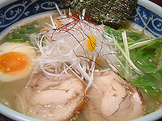 鶏白湯@自作らーめん (醤油&塩)_f0080612_20263624.jpg