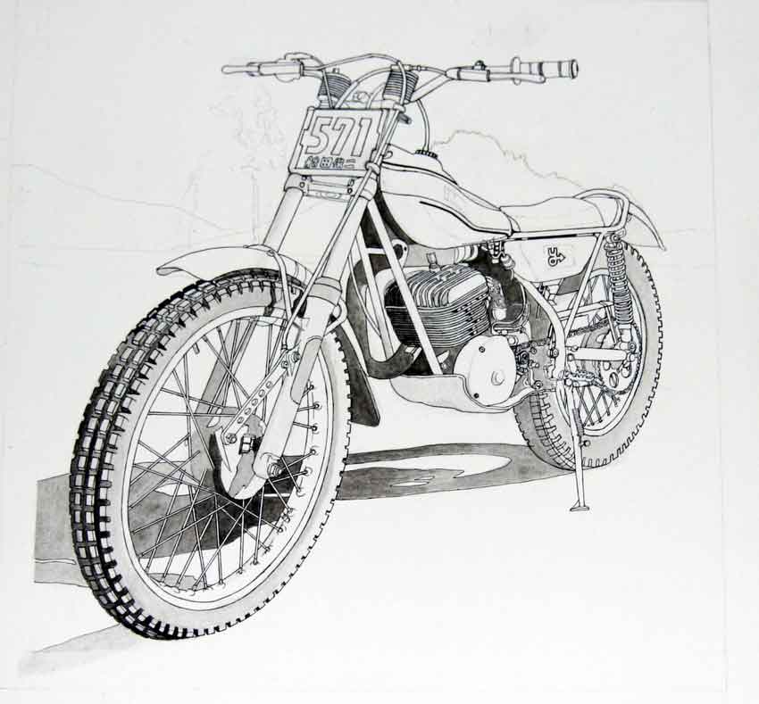 トライアルイラスト「YAMAHA TY250J」♪_d0058941_17302630.jpg