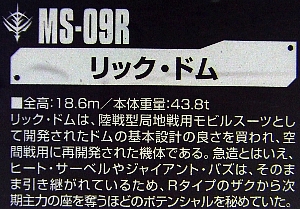 MS-09R RICK DOM \"リックドム\" M3_e0061089_1143153.jpg