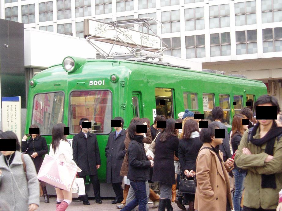 今日の東急デハ5001号の状況(23)~盗撮犯に間違われるの巻_f0030574_3535440.jpg
