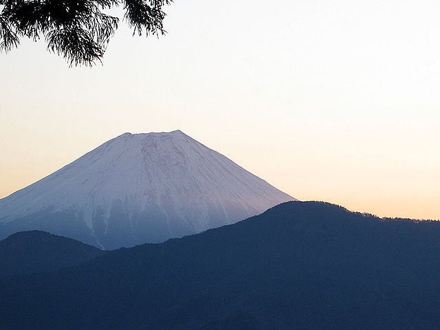 ■身延山山頂からの初日の出と富士山_f0077613_10514140.jpg