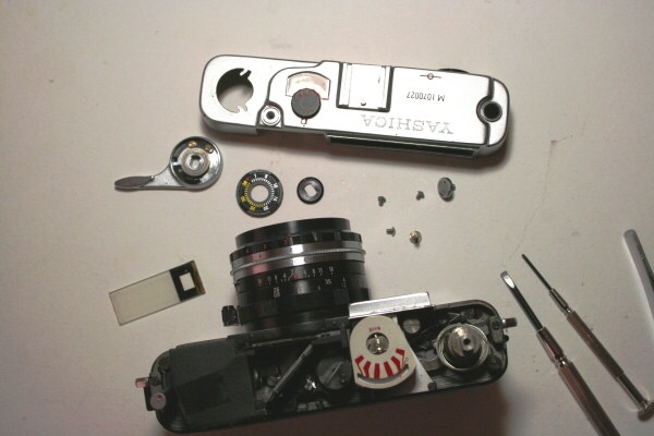修理開始 / Yashica minister : いこんた日記 修理開始 / Yashica minister : いこんた日記
