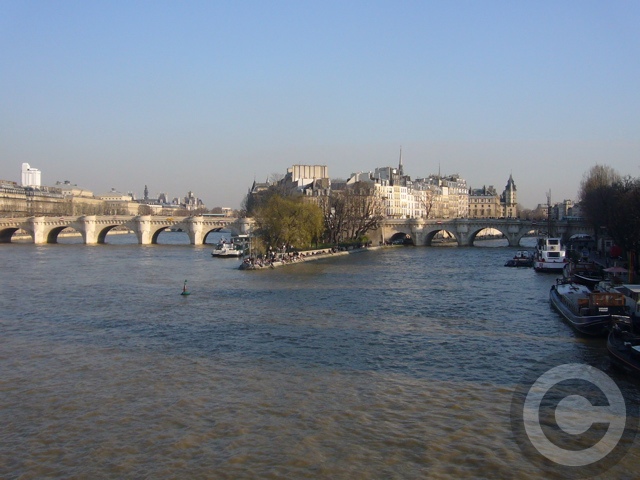 ■日曜日の芸術橋から(PARIS）_a0008105_311228.jpg