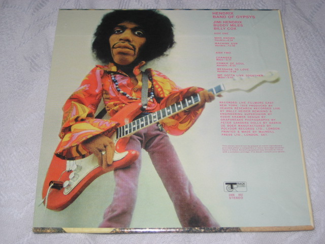 JIMI HENDRIX / BAND OF GYPSYS (英オリジナル紙ジャケ)_b0042308_063149.jpg