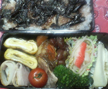 ホタテのベーコン巻き弁当_b0075817_147955.jpg