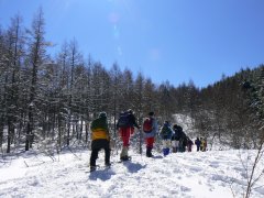 360度のパノラマ・入笠山スノーシュー_f0019247_22243686.jpg