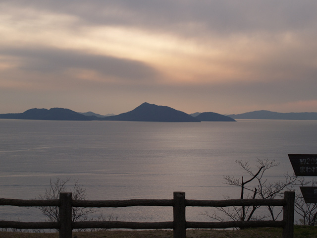 夕景　2月25日　三百山_c0021726_2165465.jpg