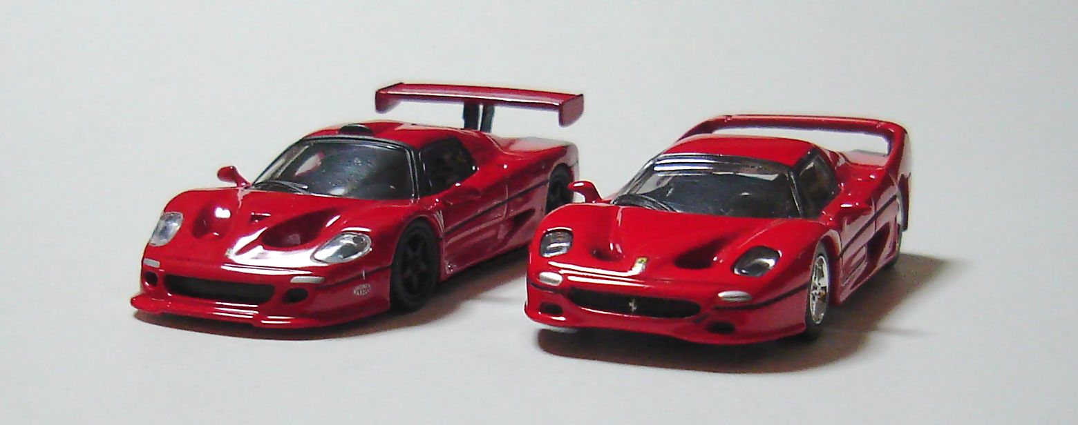 京商 1/64 フェラーリ F50GTとF50 : ミニカーに乗りたいなⅡ 京商 1/64 フェラーリ F50GTとF50 : ミニカーに乗りたいなⅡ