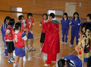 付知中学校バスケットボール交流試合【女子】_d0010630_10262395.jpg