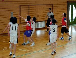 付知中学校バスケットボール交流試合【女子】_d0010630_1026461.jpg