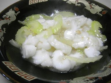 イカとセロリの中華炒め ｏｋａｎの素