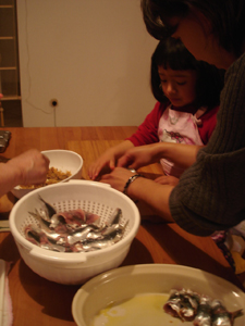 ユキちゃん鰯料理に挑戦!_f0106597_18594669.jpg