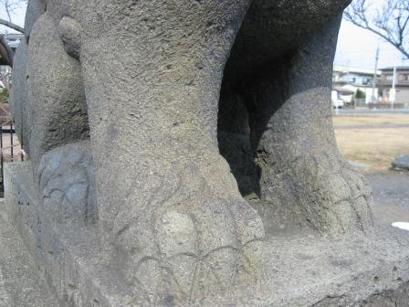 御前神社の狛犬_d0108344_10445167.jpg