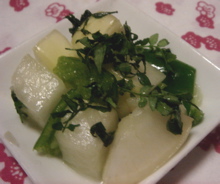 ストレス解消☆大根サラダ_e0110659_13254247.jpg