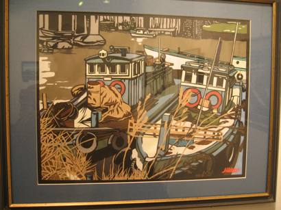 100)　スカイホール　「大釜　昭　　切り絵個展」～３月１８日まで_f0126829_11112532.jpg