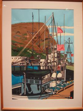 100)　スカイホール　「大釜　昭　　切り絵個展」～３月１８日まで_f0126829_1144649.jpg