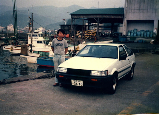 80年代に乗っていたマイカーVOL3 TOYOTA AE86 COROLLA LEVIN1600 GTV_b0065730_2224450.jpg