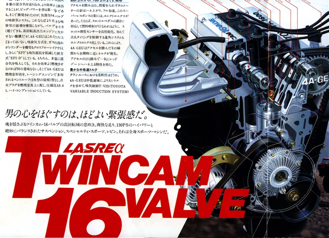 80年代に乗っていたマイカーVOL3 TOYOTA AE86 COROLLA LEVIN1600 GTV_b0065730_2282952.jpg