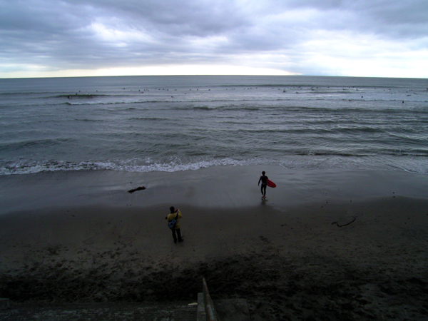 雲、空、海、浜、男。_b0022268_22545745.jpg