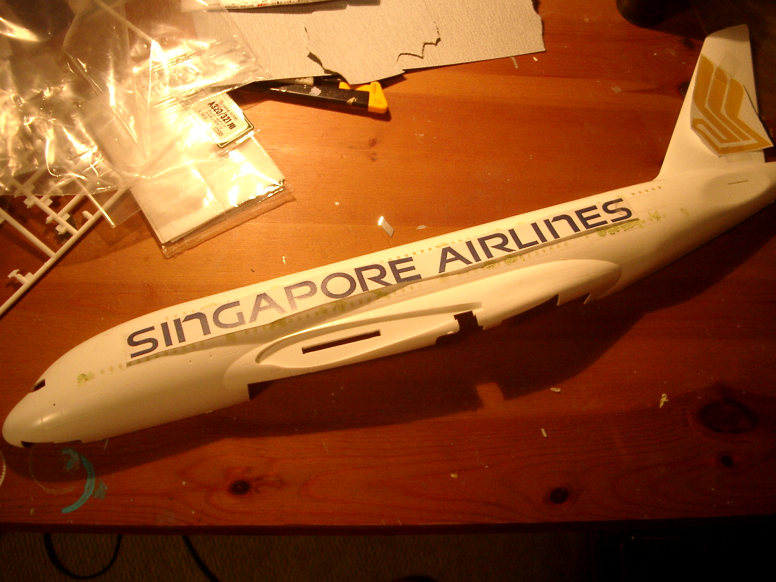 エアバスA380【シンガポール航空】製作記録(製作開始 エアバスA380【シンガポール航空】製作記録(製作開始