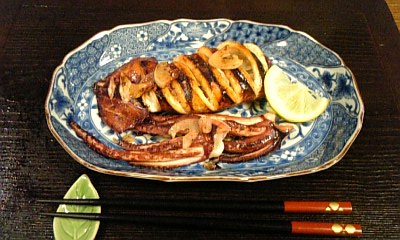 イカのバター焼き_c0113910_11335059.jpg