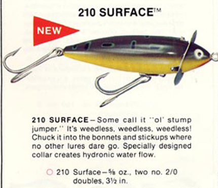 HEDDON #210 SURFACE : No.04 FD-Custom baits HEDDON #210 SURFACE : No.04 FD-Custom baits