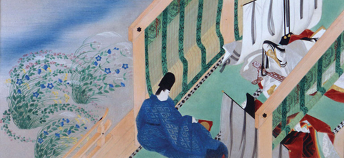 源氏物語絵巻写　柏木（三）竹河（ニ） 源氏物語絵巻写 柏木（三）竹河（ニ） 一筆箋 国宝 源氏物語絵巻 柏木二 -