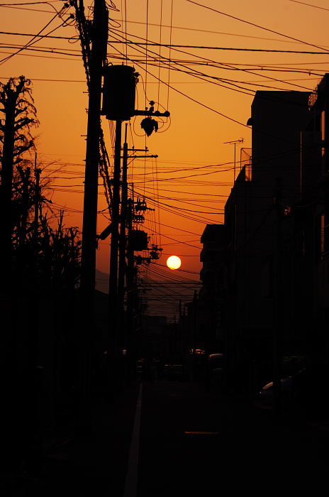 出発前の夕焼け景色_f0032011_2116108.jpg