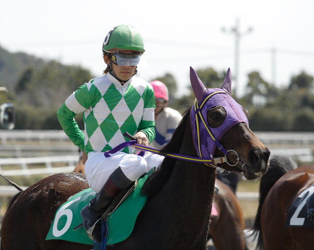 2007年3月21日(水) 高知競馬 3R パドック_a0077663_18342375.jpg