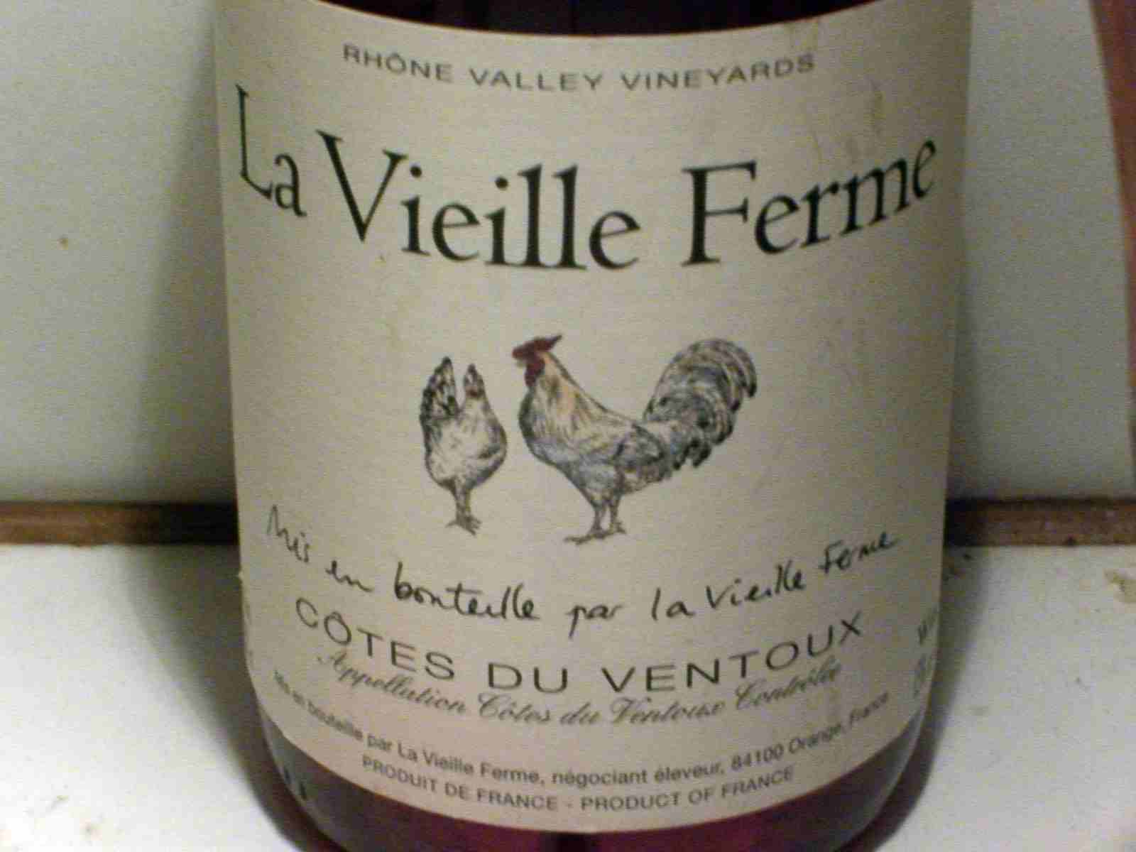 たまにはロゼもいいかな：La Vieille Ferme_c0084258_6213551.jpg