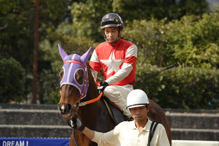 2007年3月25日（日） 高知競馬 8R 河田知佳子誕生日特別 パドック_a0077663_1571660.jpg