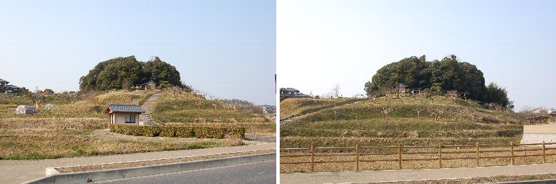 橿原市～明日香村探訪③（07.03.22）⑩川原寺跡～橘寺～天武・持統天皇陵・・・_a0016431_16374954.jpg