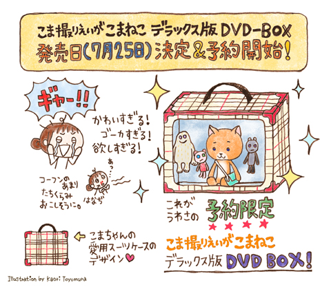 デラックス版DVD-BOX予約スタート！ : こま撮りえいが『こまねこ』公式 
