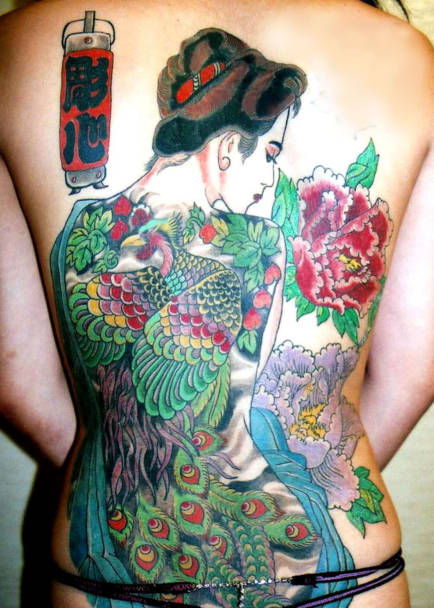 可奈 １９歳 刺青美人 刺青写真館 初代彫心の世界 Tattoo