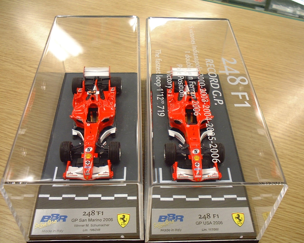 BBR＞1/43スケール フェラーリF-1モデル好評発売中!! : ミニカー＆ガン