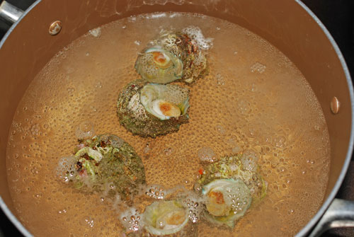 姫サザエのイタリアンな壷焼き風 魚屋三代目日記