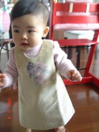 カホリンコ3歳になりました 花帆です