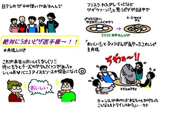 ガキの使いやあらへんで 雪見だいふくピザ めし帳