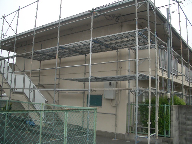 Ｈ１９　４月１８　マンション塗り替え工事_e0116798_19263095.jpg