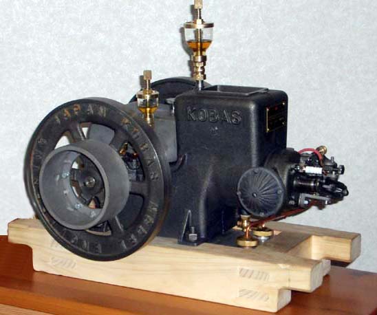 小林式発動機KOBAS12馬力1／4スケール誕生！！② : 石油発動