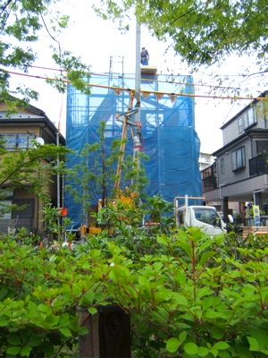 「けやきの見える家」上棟式_c0004024_91532.jpg