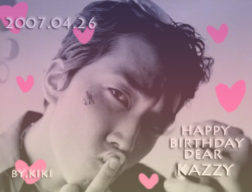 HAPPY BIRTHDAY kazzyちゃ～ん♪_e0050070_1548294.jpg